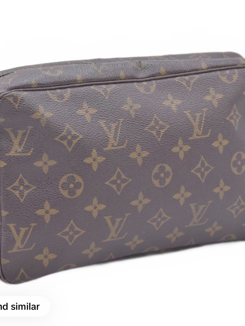 Louis Vuitton Monogram Canvas Pouch in Brown and Tan